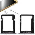 SIM Card Tray + SIM Card Tray / Micro SD Card for Huawei Honor 6 Plus (Grey) - 1