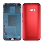 Full Housing Cover (Front Housing LCD Frame Bezel Plate + Back Cover) for HTC 10 / One M10(Red) - 1