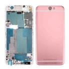 Full Housing Cover (Front Housing LCD Frame Bezel Plate + Back Cover) for HTC One A9(Pink) - 1