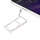 For Meizu Meilan Metal SIM + SIM / Micro SD Card Tray  (White) - 1