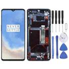 For OnePlus 7T HD1901 HD1903 HD1900 HD1905 Digitizer Full Assembly with Frame OEM LCD Screen (Baby Blue) - 1