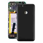 Battery Back Cover with Camera Lens Cover for Lenovo A5(Black) - 1