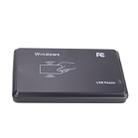 5W USB Interface Inductive Card Reader for IC / ID Card(Black) - 2