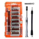 60 in 1 S2 Tool Steel Precision Screwdriver Nutdriver Bit Repair Tools Kit(Orange) - 1