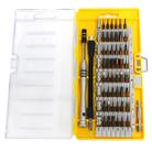 60 in 1 S2 Tool Steel Precision Screwdriver Nutdriver Bit Repair Tools Kit(Yellow) - 4