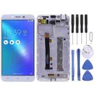 OEM LCD Screen for Asus Zenfone 3 Max ZC553KL / X00D  Digitizer Full Assembly with Frame（White) - 1