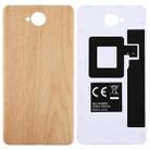 For Microsoft Lumia 650 Wood Texture Battery Back Cover with NFC Sticker - 1