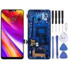 Original LCD Screen for LG G7 ThinQ / G710 G710EM G710PM G710VMP Digitizer Full Assembly with Frame (Blue) - 1