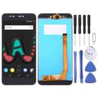 TFT LCD Screen for Wiko Upulse Lite with Digitizer Full Assembly(Black) - 1