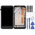 TFT LCD Screen for HTC Desire 516 / 316 Digitizer Full Assembly with Frame (Black) - 1