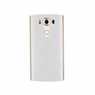 Original Leather Back Cover with NFC Sticker for LG V10(White) - 1