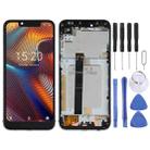 Original LCD Screen for Umidigi A3 Pro Digitizer Full Assembly With Frame (Silver) - 1