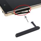 SIM Card Cap + Micro SD Card Dustproof Block for Sony Xperia Z5 Premium(Black) - 1