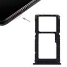 SIM Card Tray + SIM Card Tray / Micro SD Card Tray for Xiaomi Redmi Note 7 / Redmi Note 7 Pro(Black) - 1