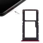 SIM Card Tray + SIM Card Tray / Micro SD Card Tray for Xiaomi Redmi Note 7 / Redmi Note 7 Pro(Red) - 1