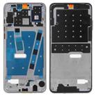 Front Housing LCD Frame Bezel Plate with Side Keys for Huawei P30 Lite (24MP)(Silver) - 1