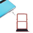 SIM Card Tray + NM Card Tray for Huawei P30 (Orange) - 1