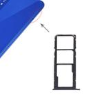 SIM Card Tray + SIM Card Tray + Micro SD Card for Huawei Honor Play 8A (Black) - 1