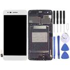 TFT LCD Screen for LG K8 2017 US215 M210 M200N with Digitizer Full Assembly with Frame  (Silver) - 1