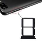 For OnePlus 5T A5010 SIM Card Tray + SIM Card Tray (Black) - 1