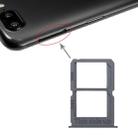 For OnePlus 5T A5010 SIM Card Tray + SIM Card Tray (Grey) - 1