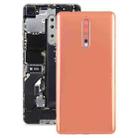 Battery Back Cover with Camera Lens & Side Keys for Nokia 8(Orange) - 1