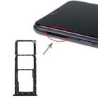 For Realme 2 SIM Card Tray + SIM Card Tray + Micro SD Card Tray (Black) - 1