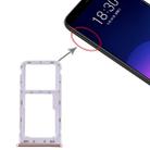 For Meizu M6T SIM Card Tray + SIM / Micro SD Card Tray (Pink) - 1