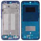 Middle Frame Bezel Plate with Side Keys for Xiaomi Redmi 7 (Blue) - 1