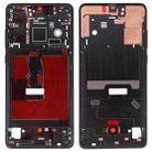 Front Housing LCD Frame Bezel Plate with Side Keys for Huawei P30(Black) - 1