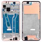 Front Housing LCD Frame Bezel Plate with Side Keys for Huawei Y9 (2019)(Pink) - 1