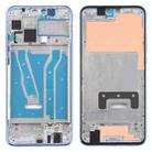 Front Housing LCD Frame Bezel Plate with Side Keys for Huawei Y9 (2019)(Silver) - 1