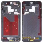 Front Housing LCD Frame Bezel Plate with Side Keys for Huawei Mate 20(Black) - 1