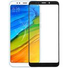 Front Screen Outer Glass Lens for Xiaomi Redmi 5 Plus(Black) - 1