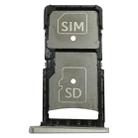 SIM Card Tray + Micro SD Card Tray for Motorola Droid Turbo 2 / XT1585 (Gold) - 2