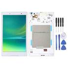 OEM LCD Screen for Lenovo Tab 2 A8-50 A8-50F A8-50LC Digitizer Full Assembly with Frame (White) - 1