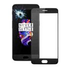 For OnePlus 5 Front Screen Outer Glass Lens (Black) - 1