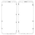 Front Housing LCD Frame Bezel Holder for Xiaomi Mi 6X / A2(White) - 1