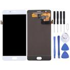 For OnePlus 3 (A3000 Version) with Digitizer Full Assembly OEM LCD Screen (White) - 1