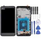 TFT LCD Screen for LG X Screen / K500 with Digitizer Full Assembly with Frame(Black) - 1