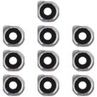 10 PCS Camera Lens Cover for LG Q6 / LG-M700 / M700 / M700A / US700 / M700H / M703 / M700Y(Black) - 1