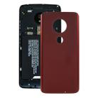 Battery Back Cover for Motorola Moto G7 Plus(Red) - 1
