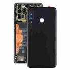 Original Battery Back Cover with Camera Lens for Huawei P30 Lite (48MP)(Black) - 1