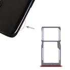 For Meizu 15 SIM Card Tray + SIM Card Tray / Micro SD Card Tray (Red) - 1