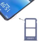 For Meizu 16 Plus SIM Card Tray + SIM Card Tray (Blue) - 1