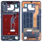 Middle Frame Bezel Plate with Side Keys for Huawei Mate 20 X(Blue) - 1