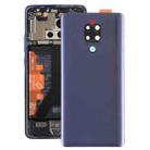 Battery Back Cover with Camera Lens for Huawei Mate 20 X(Purple) - 1