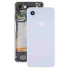 Battery Back Cover with Camera Lens & Side Keys for Google Pixel 3a(White) - 1