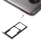 SIM Card Tray + SIM Card Tray / Micro SD Card Tray for Motorola Moto G5S(Black) - 1