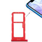 SIM Card Tray for Huawei P smart + / Nova 3i(Red) - 1